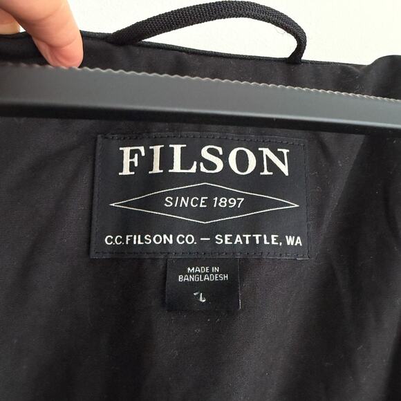 Filson Tin Cloth Short Lined Cruiser Jacket Mens Large Climate Pledge Tom Segura - Picture 8 of 12
